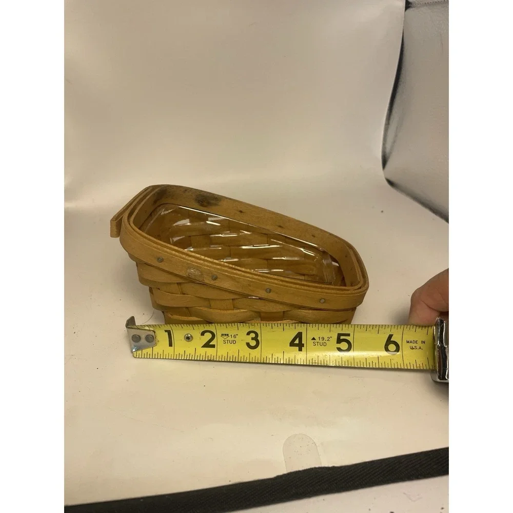 Longaberger Vegetable Slanted Basket - 1997 With Plastic Liner
